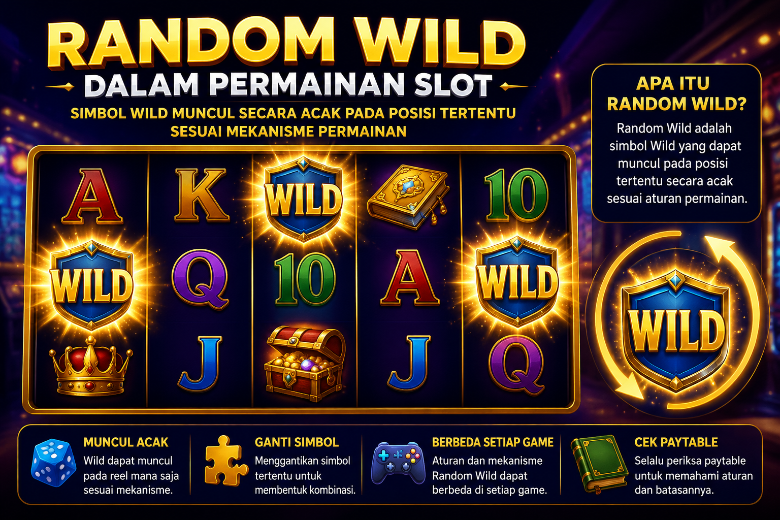 Mengenal Random Wild dalam Permainan Slot dan Cara Kerjanya