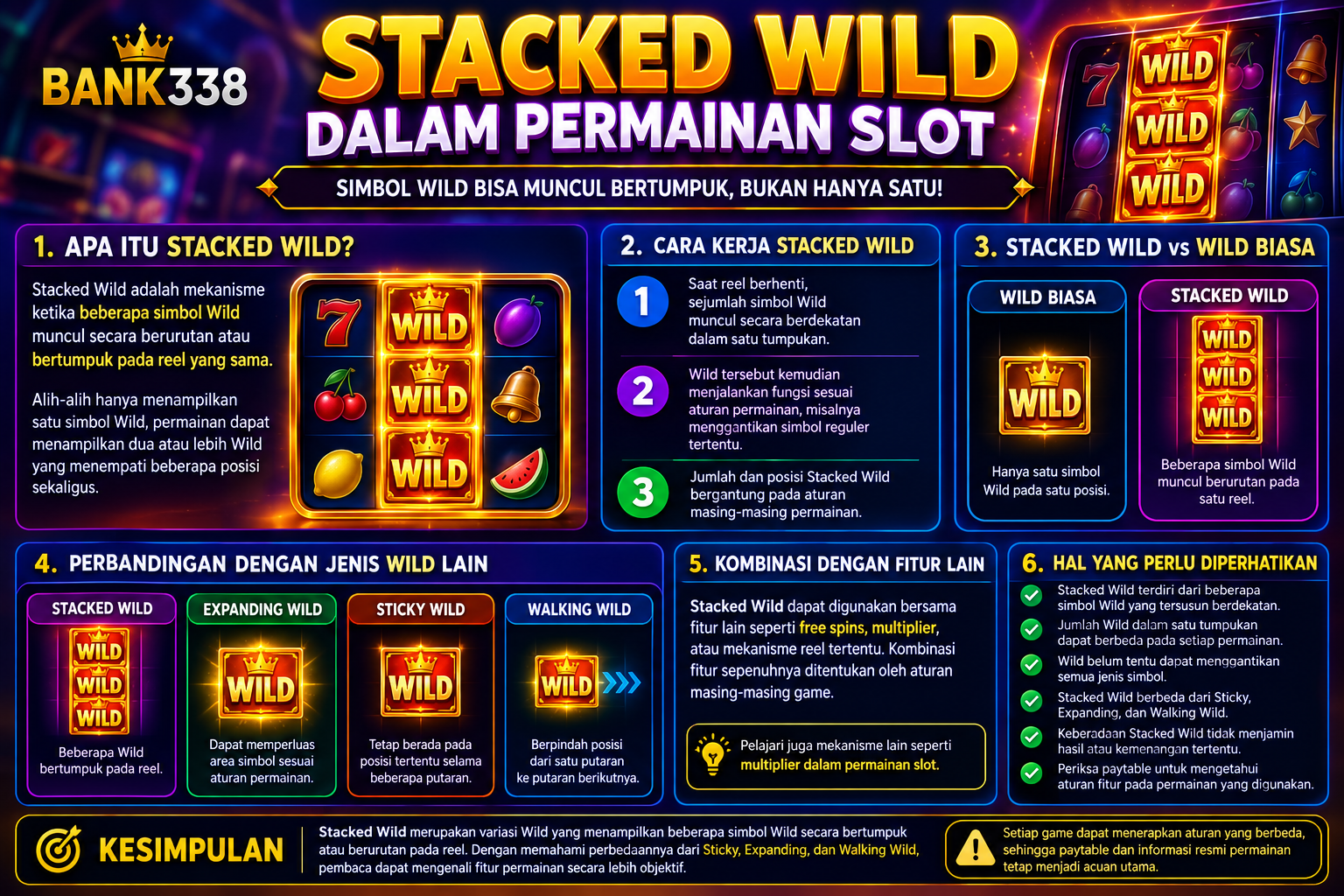 Mengenal Stacked Wild dalam Permainan Slot dan Cara Kerjanya