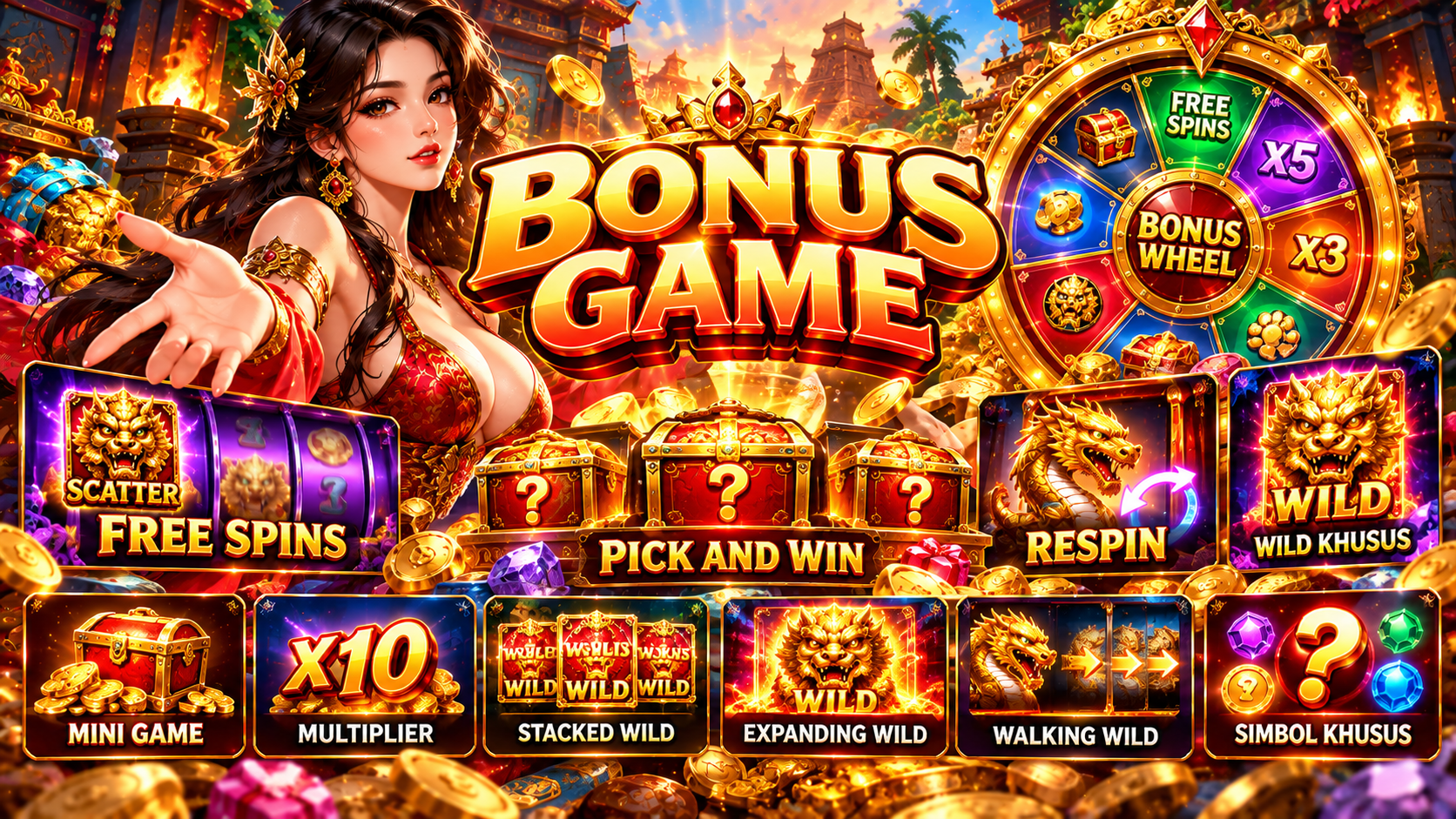 Memahami Bonus Game dalam Permainan Slot dan Cara Kerjanya