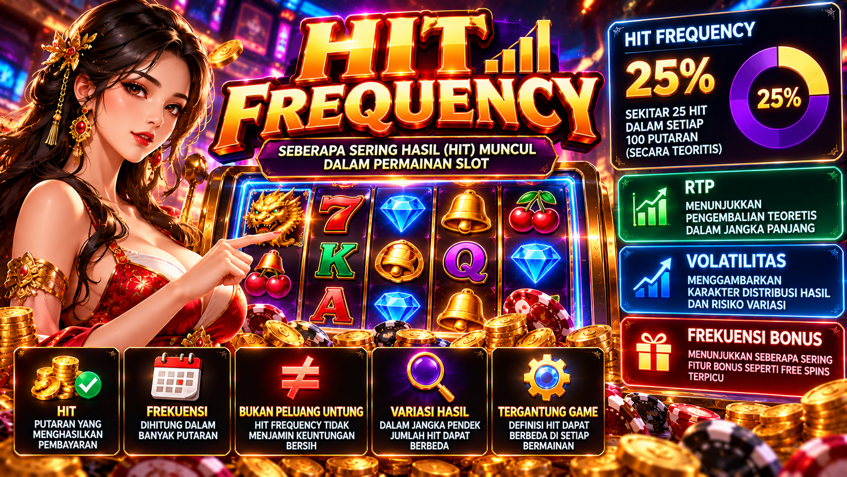 Memahami Hit Frequency dalam Permainan Slot dan Cara Membacanya