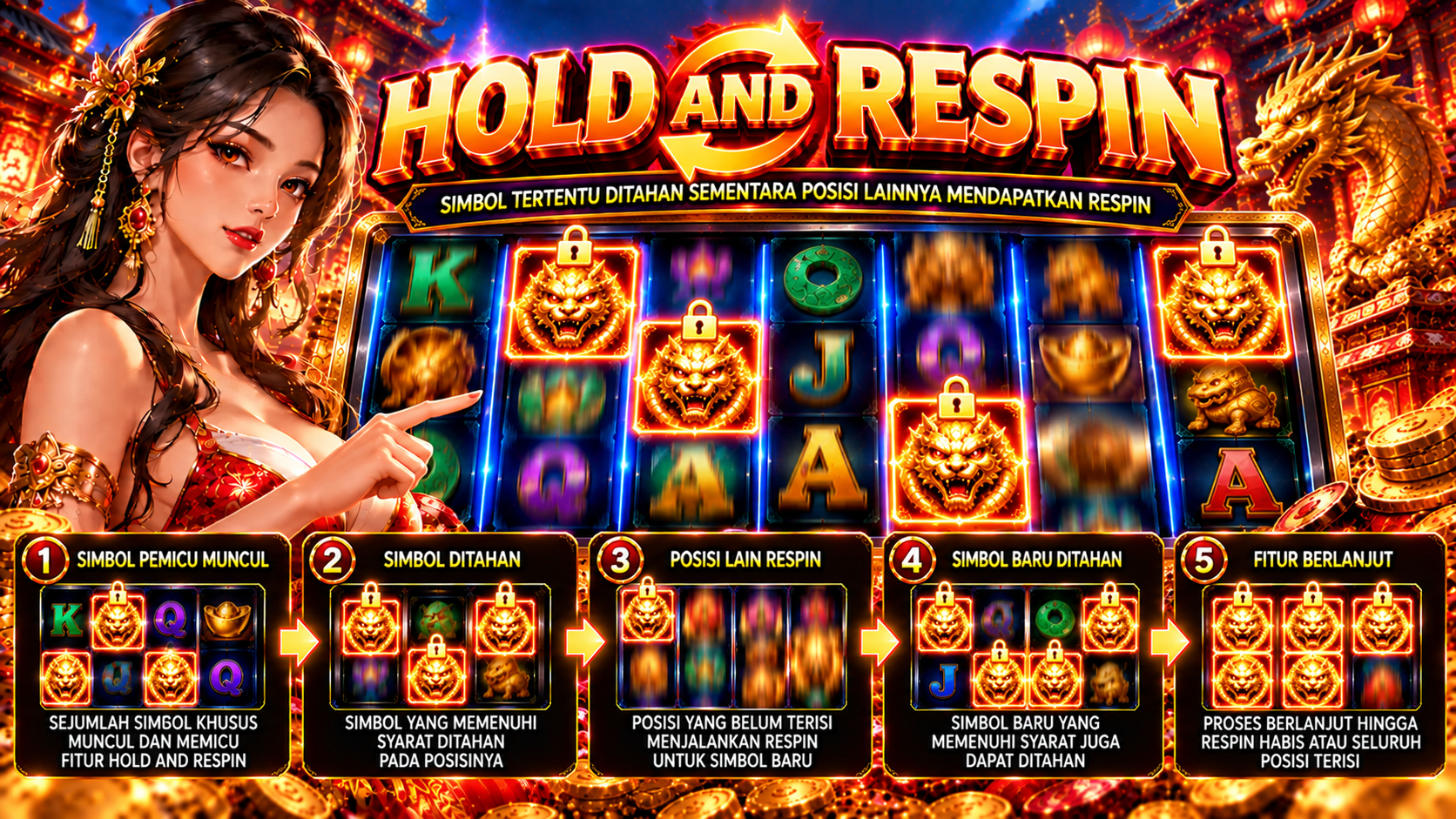 Memahami Hold and Respin dalam Permainan Slot dan Cara Kerjanya
