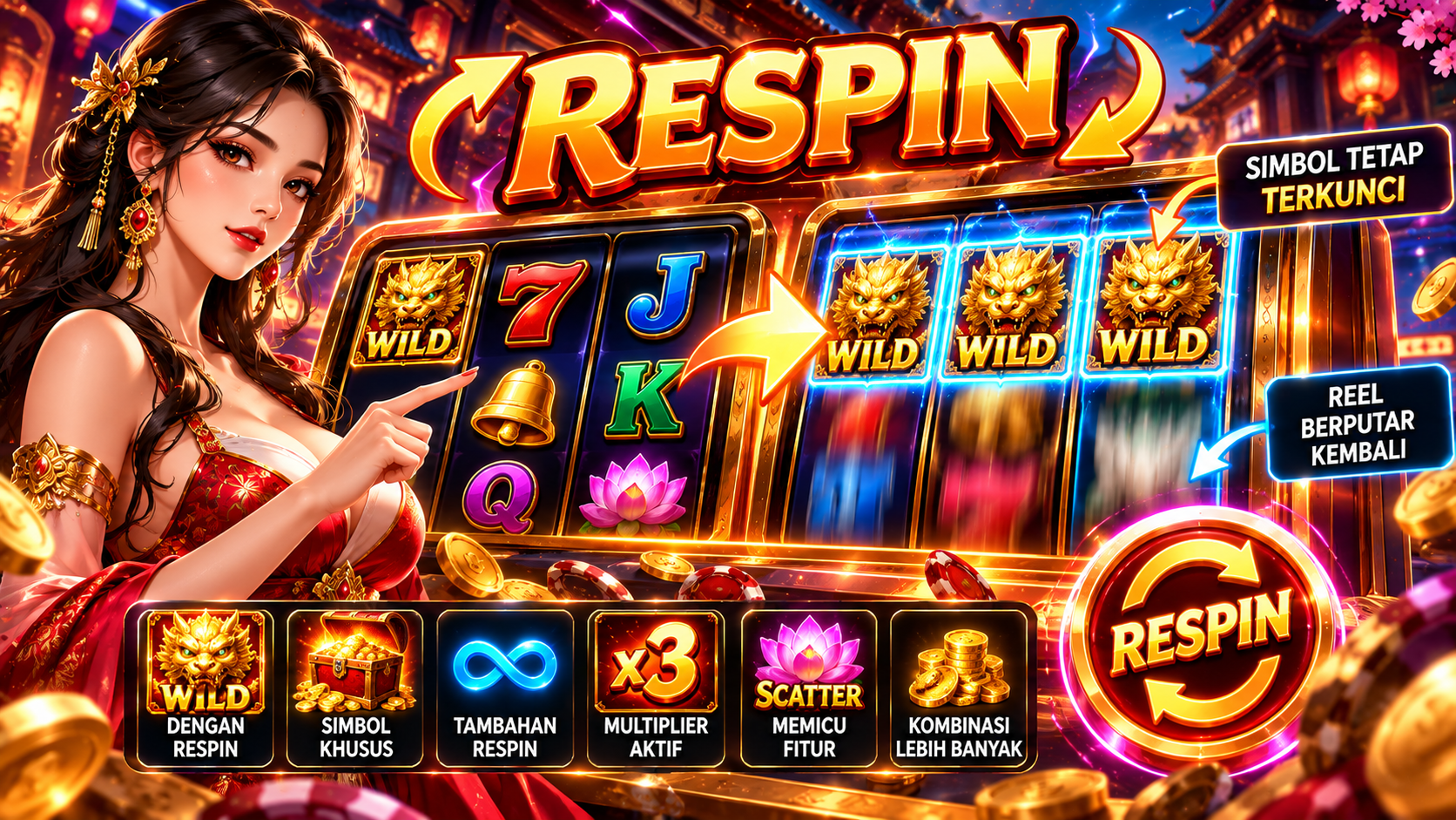 Memahami Respin dalam Permainan Slot dan Cara Kerjanya